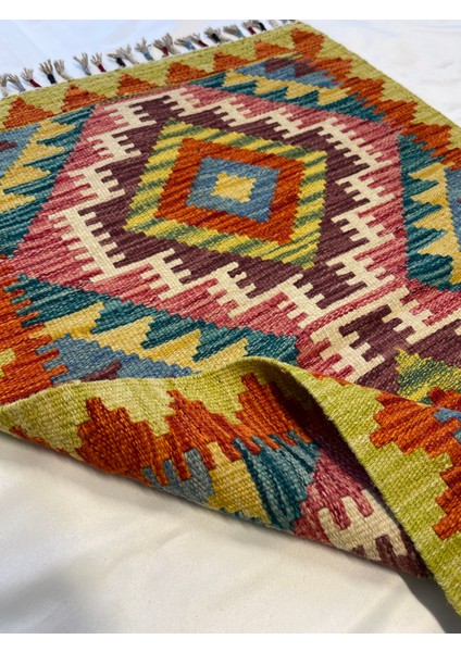 El Dokuma Afgan Kilim Yün Kök Boya indirimleri