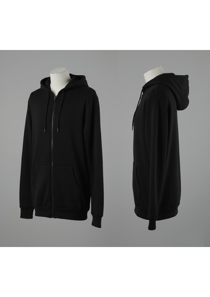 Kapüşonlu Sweatshirt Sade, Şık ve Konforlu, Tam Fermuarlı, Çift Cepli ! Her Tarza Uygun modelleri