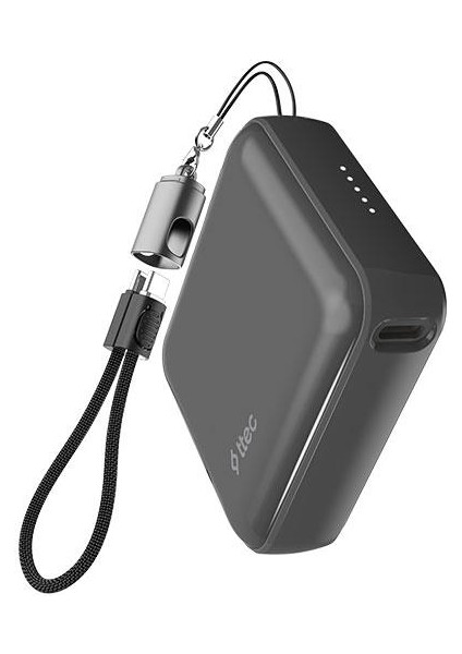 Recharger Mini 10.000MAH Pd 22.5W Usb-C Dahili Kablolu Taşınabilir Hızlı Şarj Aleti/powerbank