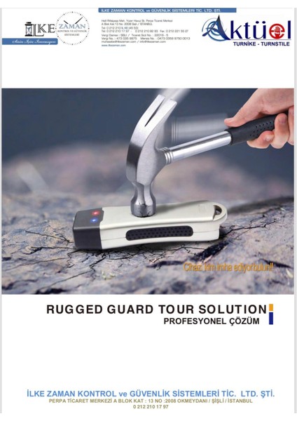 Cs 9200-S Bekçi Takip Sistemi IP67 Su Geçirmez Darbe Raporlu fırsatları