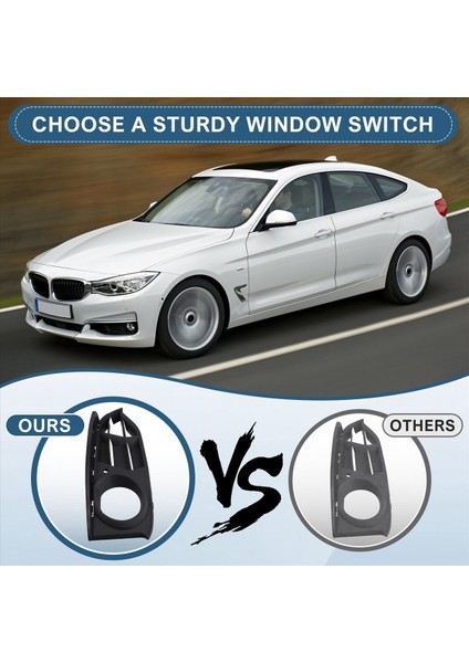 Sağ Ön Tampon Sis Lambaları Örgü Izgara Kapağı Trim 51117293798 Bmw 3 Serisi Gt F34 2013-2016 (Yurt Dışından) fırsatları