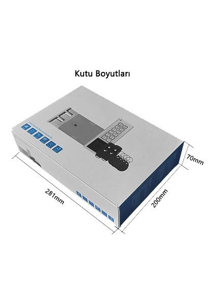 Bluetooth Kontrollü Elektronik Kapı Kontrol Sistemi Şifre+Kart fiyatları