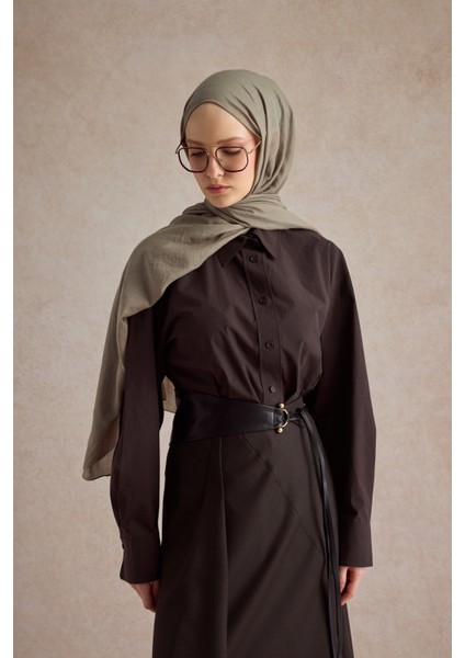 Organik Crash Şal Soft Kahve fırsatları