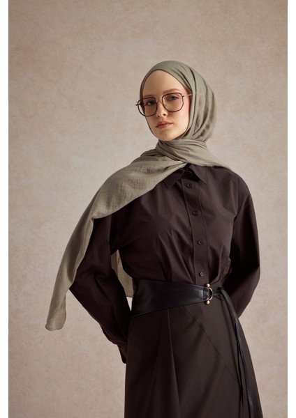 Organik Crash Şal Soft Kahve indirimleri