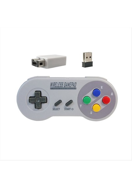 Oyun Denetleyicisi Kablosuz 2 4g Gamepad Joypad Joystick Snes Mini Pc Windows Ns Switch Renkli Düğme Için Uyumlu (Yurt Dışından)