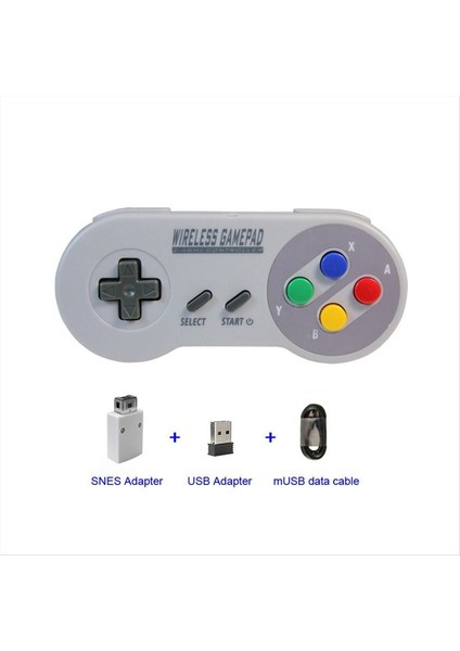 Oyun Denetleyicisi Kablosuz 2 4g Gamepad Joypad Joystick Snes Mini Pc Windows Ns Switch Renkli Düğme Için Uyumlu (Yurt Dışından) indirimleri