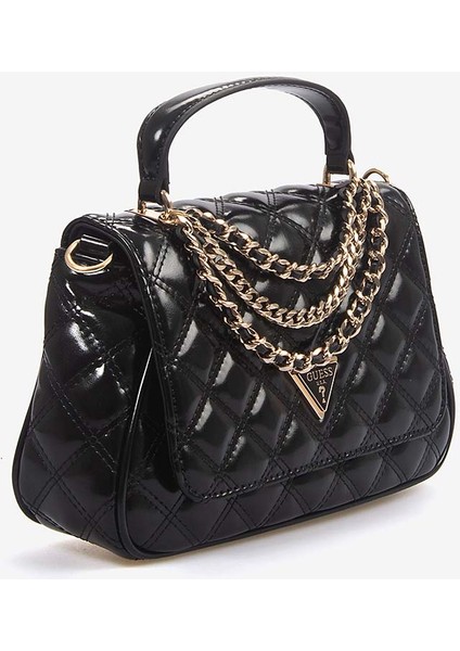 Kadın Kapitoneli Kadın Siyah Omuz Çantası HWTG9673190 fiyatları