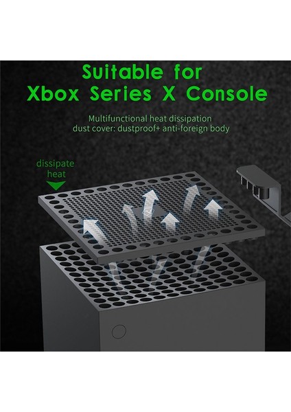 Aolion Ana Bilgisayar Toz Durumu Kapak Örgü Filtre Kiti Xbox Serisi x Oyun Konsolu Tutucu Raf Oyunu Aksesuarları (Yurt Dışından) modelleri