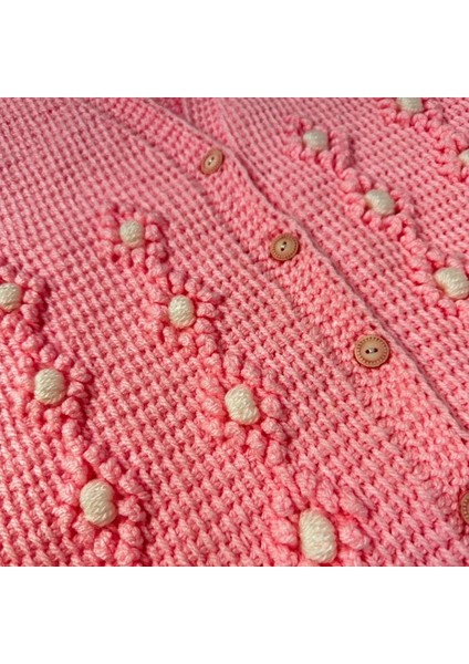 1590 El Örgüsü Şekil Desenli Örgü Yelek - 10 Yaş modelleri