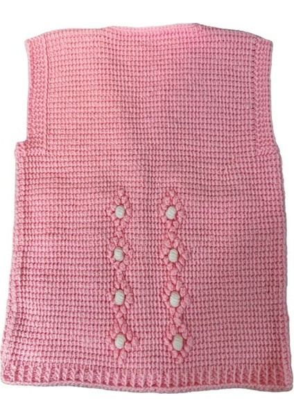 1590 El Örgüsü Şekil Desenli Örgü Yelek - 10 Yaş fırsatları