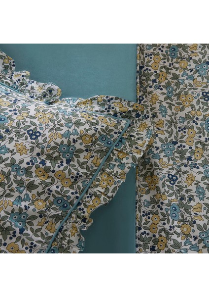 Minay 52 Tel %100 Pamuk Çift Kişilik Nevresim Takımı Mavi