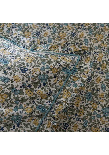 Minay 52 Tel %100 Pamuk Çift Kişilik Nevresim Takımı Mavi