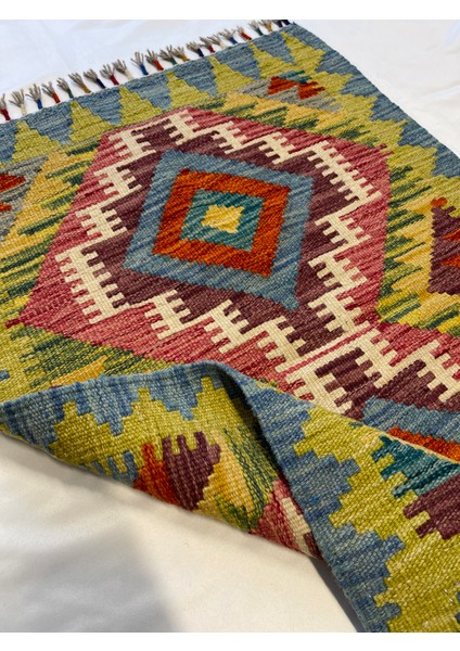 El Dokuma Afgan Kilim Yün Kök Boya indirimleri