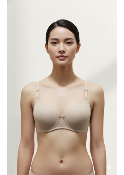 Balenli Dolgulu Push Up Sütyen