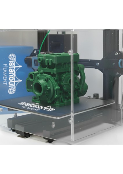 Istanbul Filament 3D Baskı Petg Filament Beyaz 1 kg Ø 1,75MM ± 0,05 mm Bambu Lab Uyumlu