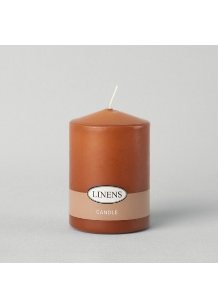 Basic Çap 7 Yükseklik 10 cm Baton Mum Kiremit