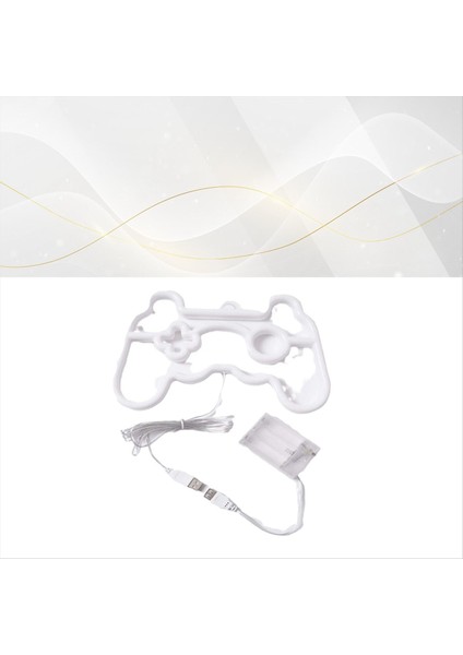 Neon Sign Gamepad Neon Sign LED Neon Light USB Duvar Dekoru Yatak Odası Ziyafet Pub Oyun Odası Dekorasyonu (Yurt Dışından) indirimleri