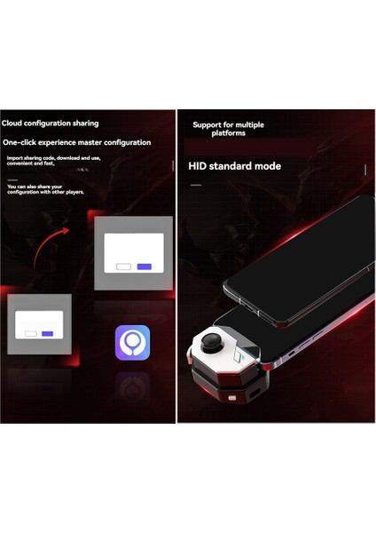 MB02 Mobile Game Joystick Android &amp Ios Için Gamepad Çok Bağlantı Type-C USB Bluetooth (Yurt Dışından) fırsatları