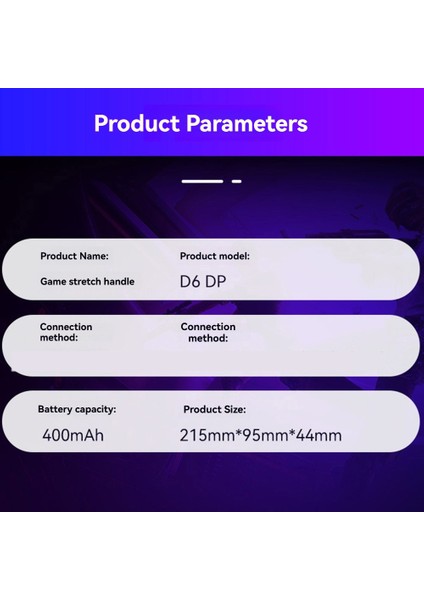 D6DP Gamepad Germe Uzatılabilir Oyun Denetleyicisi Bluetooth Tutucu Pedi Telefon Için Android Gamepad Oyunu Accessoires B (Yurt Dışından) fiyatları