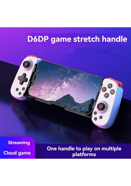 D6DP Gamepad Germe Uzatılabilir Oyun Denetleyicisi Bluetooth Tutucu Pedi Telefon Için Android Gamepad Oyunu Accessoires B (Yurt Dışından) fırsatları
