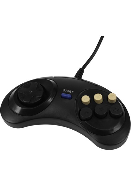 Klasik Retro 6 Düğmeler Kablolu Tutuk Oyun Denetleyicisi Gamepad Joystick Joypad Sega Md2 Pc Mac Mega Drive Oyun Aksesuarları (Yurt Dışından) fırsatları