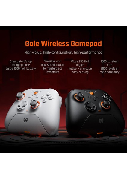 Bigbig Pc/ios/android-Black Için Hall Effect Tetik Fonksiyonu ile Switch Gamepad Için Gale Kablosuz Oyun Denetleyicisi Kazandı (Yurt Dışından) fırsatları