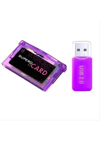Gba Sp Gbm Ids Için Supercard Mini Mikro Sd Kart Adaptörü Için Nds Nds Lite Oyun Kartuşu Kartı (Yurt Dışından)