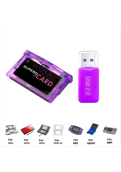 Gba Sp Gbm Ids Için Supercard Mini Mikro Sd Kart Adaptörü Için Nds Nds Lite Oyun Kartuşu Kartı (Yurt Dışından) fiyatları