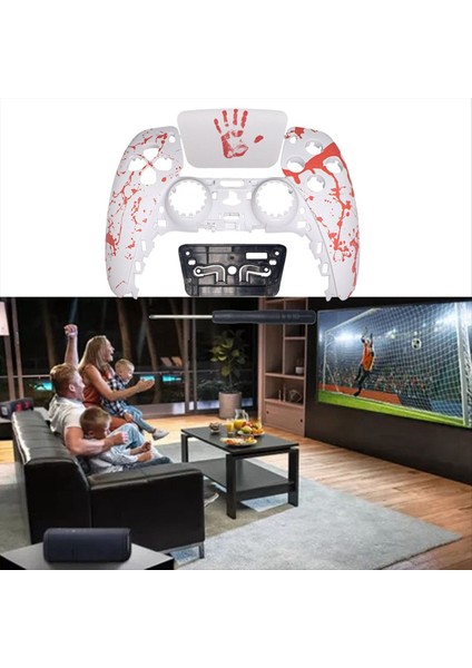 Ps5 Elite Gamepad BDM-010 1 Cilt Tipi Ön Kapak Gamepad Değiştirme Üst Kapak Değiştirme Refit Parçası D (Yurt Dışından) indirimleri