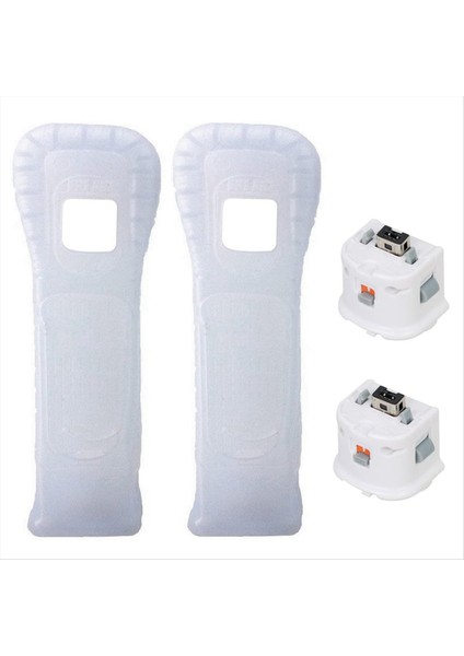 2 Adet Hareket Artı Silikon Kasa Hareketli Adaptör Hızlandırıcı Artı Sensör Denetleyicisi Wii Uzaktan Kumanda Beyaz Için Kullanımı (Yurt Dışından) fiyatları