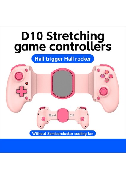 D10 Delta Ps4 Için Streç Gamepad Android Ios Tablet Switchxbox 400MAH Çok Fonksiyonlu Akış Joystick Pink (Yurt Dışından) indirimleri