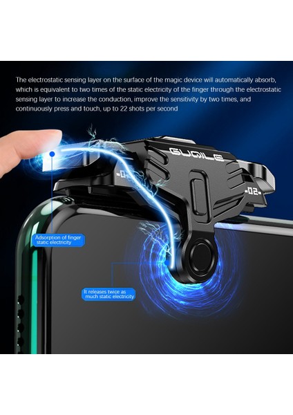 2pcs Mobil Oyun Denetleyicisi Cep Telefonu Oyun Düğmesi Oyunu Tetik Atıcı Için Pubg Mobil Gamepad Düğmesi Aım Anahtarı A (Yurt Dışından) indirimleri