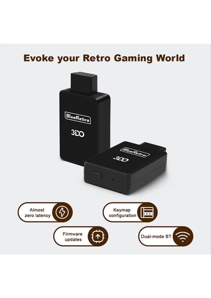 Blueretro Için 3do Fz-1 Fz-10 Için Kablosuz Oyun Denetleyicisi Adaptörü Gamesir T4 Pro Ps4 Ps5 8bitdo Denetleyicisi Için (Yurt Dışından) modelleri
