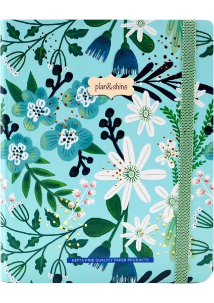 Plan Shine A5 120yp Spiralli Sert Kapak Defter Planner - 1