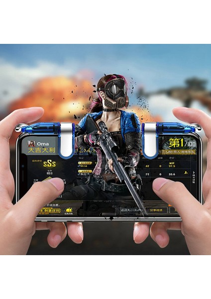Pubg Gamepad Mobil Kontrol L1 R1 Atıcı Pubg Oyunu Yangın Düğmeleri Için 4x Mini Oyun Tetikleyicisi L1 R1 (Yurt Dışından) modelleri