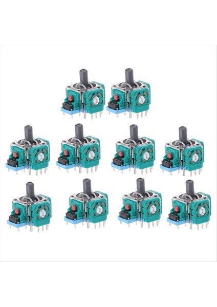 Ps5 Ps4 Oyun Denetleyicisi Için 10 Pcs 3D Joystick Potansiyometresi Titreşimli Joystick Onarım Parçaları (Yurt Dışından)