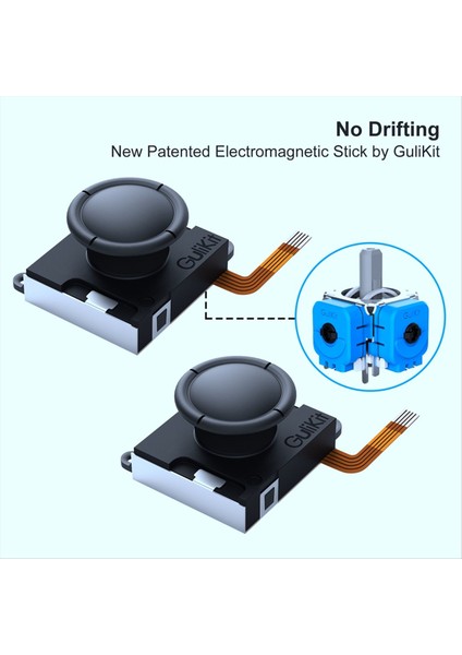 Gulikit Hall Joycon Değiştirme Için Joystick Algılama Nintendo Swicth / Switch OLED Onayı (Yurt Dışından) fiyatları