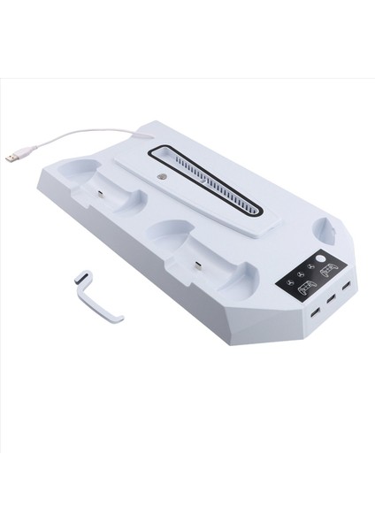 Ps5/ps5 Slim Console Için Dikey Soğutma Standı Playstation5 Için Hızlı Şarj Istasyonu 5 Gamepad Şarj Dock Beyaz (Yurt Dışından) modelleri