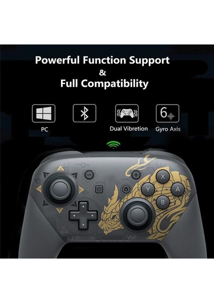 Nintendo Switch Pro Gamepad Joystick Için Kablosuz Bluetooth Denetleyici Switch Oyun Konsolu Için Nfc (C) (Yurt Dışından) fiyatları