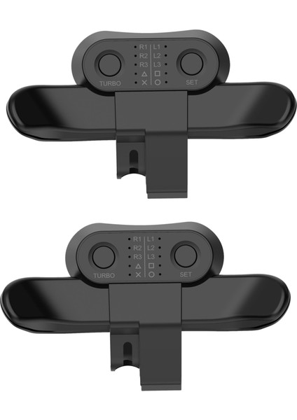 Ps4 Kontrolör Için 2x Değiştirme Kürekleri Dualshock4 Gamepad Arka Uzatma Anahtarları Için (Yurt Dışından)