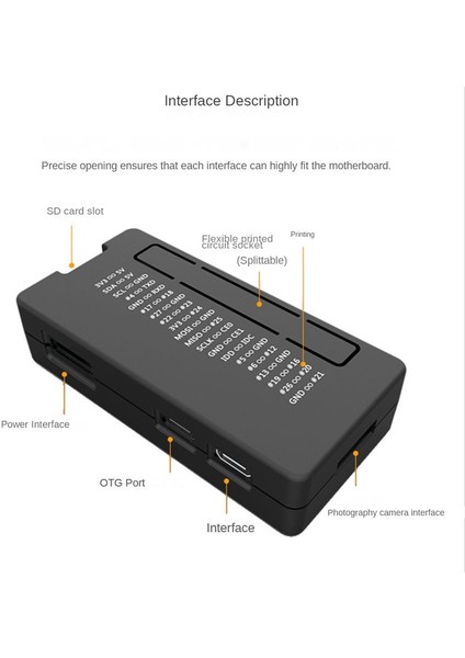 Raspberry Pi Sıfır Pi0 Ahududu Pi Zerov1 3/2W/WH Case Siyah (Yurt Dışından) modelleri