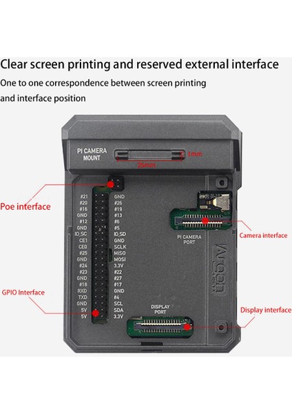 Argon Neo Raspberry Pi 4b Için Soğutma Noktası Ince Alüminyum Muhafaza Soğutma Fanını ve Manyetik Üstü (Yurt Dışından) modelleri