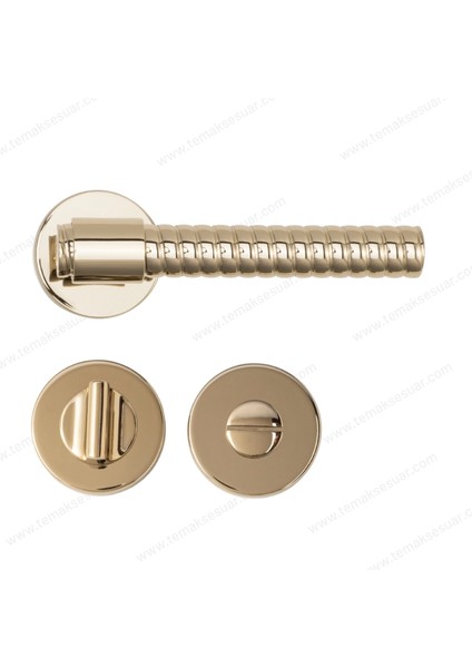 Axel-B Rozetli Kapı Kolu Gold Renk Wc Mandallı Rozet fiyatları