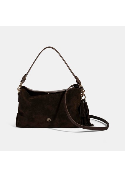 Kadın Kahve Omuz Askılı El Çantası modelleri