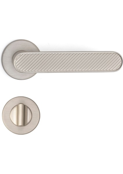 Mua Rozetli Kapı Kolu Nikel Saten Mat Renk Wc Mandallı Rozet