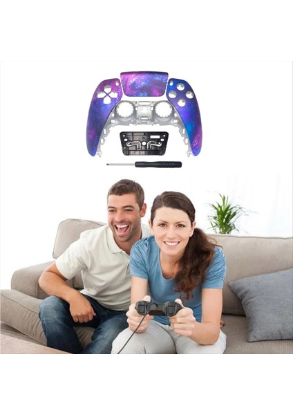 Ps5 Elite Gamepad BDM-010 1 Nesil Sürüm Ön Kapak Gamepad Değiştirme Üst Kapak Değiştirme Refit Part F (Yurt Dışından) modelleri