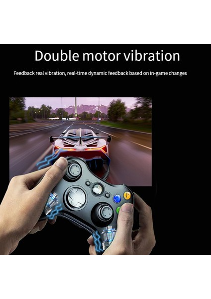 USB Kablolu Oyun Padi Joypad Gamepad Denetleyicisi Oyun Sistemi Için Kulaklık Deliği Pc/ XBOX360 B (Yurt Dışından) fırsatları
