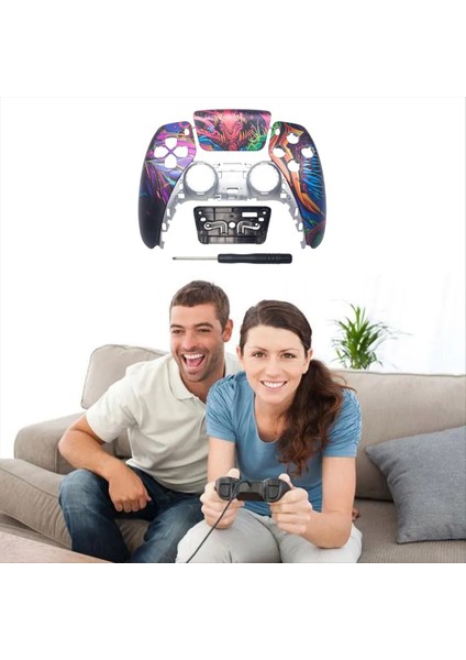 Ps5 Elite Gamepad BDM-010 1 Nesil Sürüm Ön Kapak Gamepad Değiştirme Üst Kapak Değiştirme Refit Part K (Yurt Dışından) modelleri