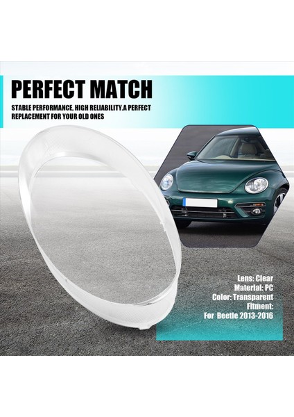 Vw Beetle 2013-2016 Şeffaf Kabuk Maskesi Far Kapağı Için Araba Far Lensi Sol Camın Değiştirilmesi (Yurt Dışından) indirimleri