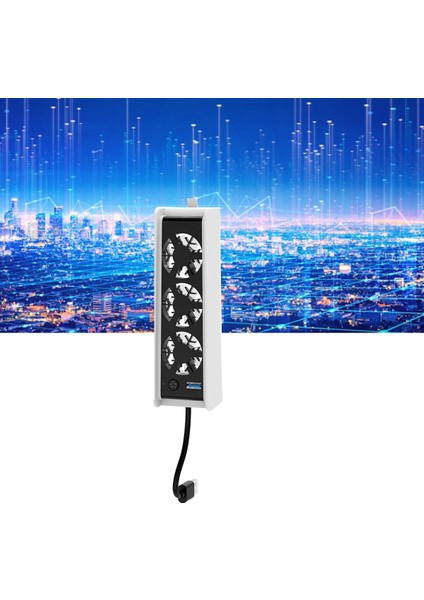 PS5SLIM Konsolu Sıcaklık Kontrolü Soğutma Fanı Için PS5SLIM Oyun Konsolu Arka Soğutma Fanı Için 3 Hızlı Soğutma Fanı (Yurt Dışından) fiyatları